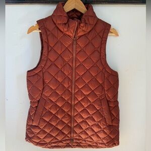 Athleta Whisper Featherless puffer Rust Med